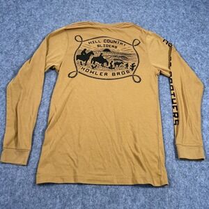 Howler Bros Brothers Dijon Yellow Hill Country‎ Sliders T-Shirt Men's Size Small